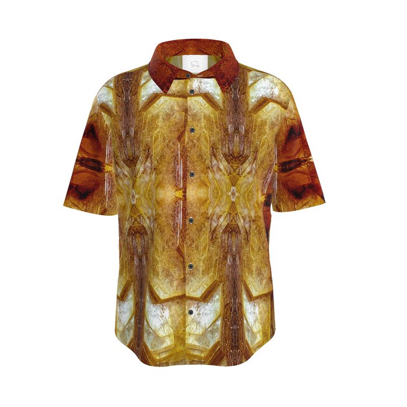 Mens Short Sleeve Shirt: Musccovite, Brazil, EX Lavinsky-Wendell Wilson, Original Color