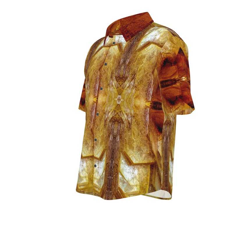 Mens Short Sleeve Shirt: Musccovite, Brazil, EX Lavinsky-Wendell Wilson, Original Color