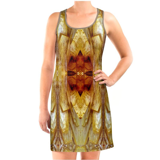 Halter Dress: Muscovite, Brazil, EX Lavinsky, Wendell Wilson, Original Color