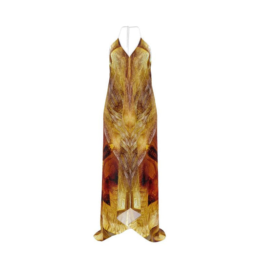 Halterneck backless dress: Muscovite, Brazil, EX Lavinsky, Wendell Wilson, Original Color