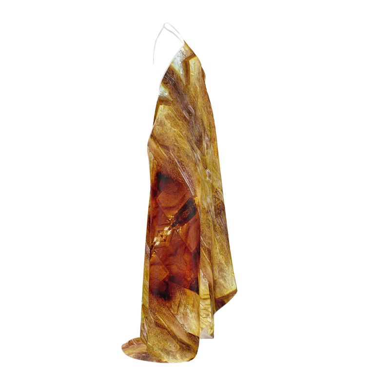 Halterneck backless dress: Muscovite, Brazil, EX Lavinsky, Wendell Wilson, Original Color