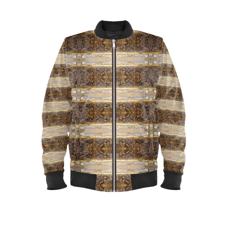 Mens Bomber Jacket: Nellie Unknown Mineral Specimen