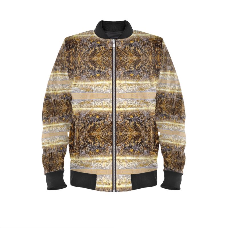 Mens Bomber Jacket: Nellie Unknown Mineral Specimen