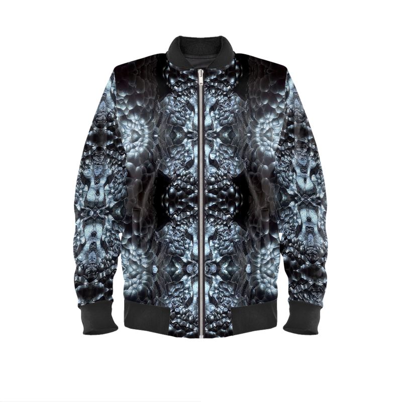 Mens Bomber Jacket: Hematite, Botryoidal, New Mexico, USA, Original Color