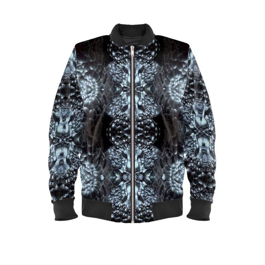 Mens Bomber Jacket: Hematite, Botryoidal, New Mexico, USA, Original Color