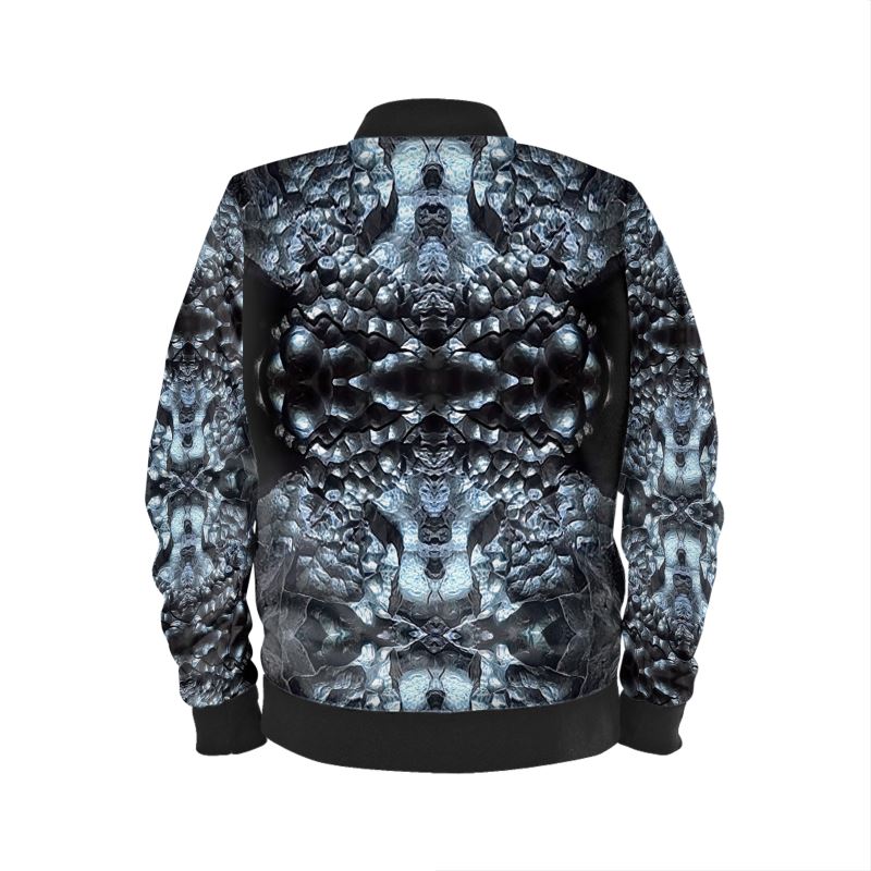 Mens Bomber Jacket: Hematite, Botryoidal, New Mexico, USA, Original Color