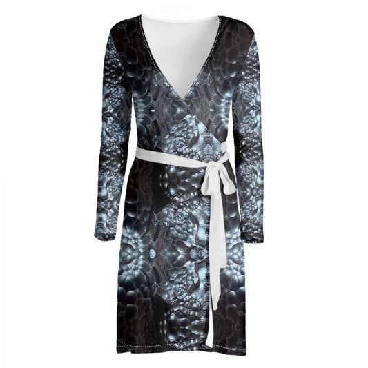 Wrap Dress: Hematite, Botryoidal, New Mexico, USA, Original Color