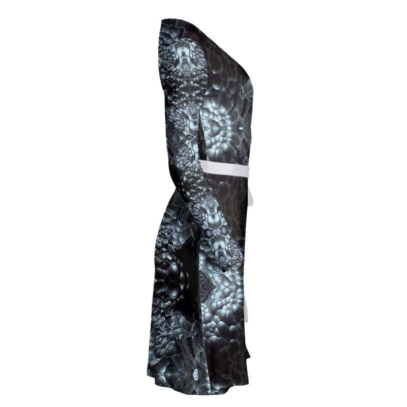 Wrap Dress: Hematite, Botryoidal, New Mexico, USA, Original Color
