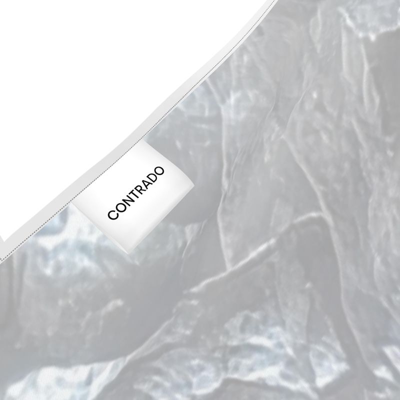 Halterneck backless dress: Hematite, Botryoidal, New Mexico, USA, Original Color