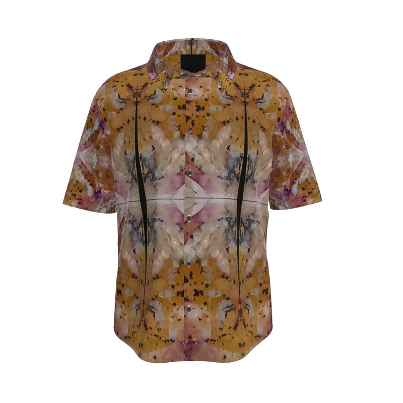Mens Short Sleeve Shirt: Fluorite, Illinois,  Original Color