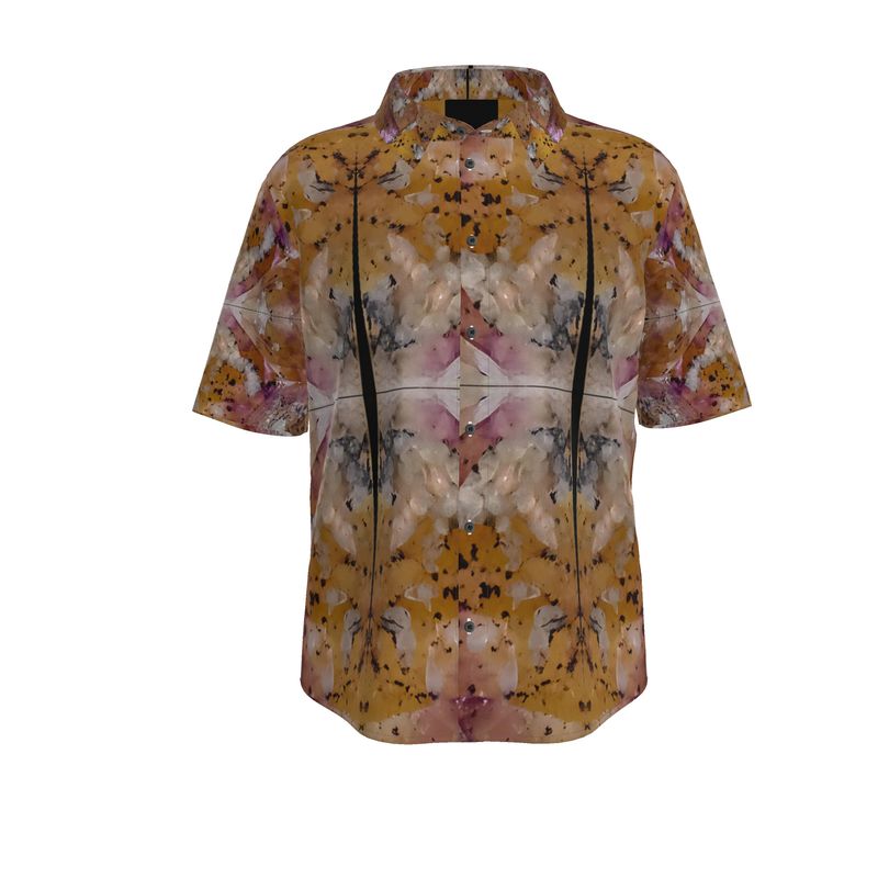 Mens Short Sleeve Shirt: Fluorite, Illinois,  Original Color