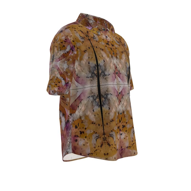 Mens Short Sleeve Shirt: Fluorite, Illinois,  Original Color