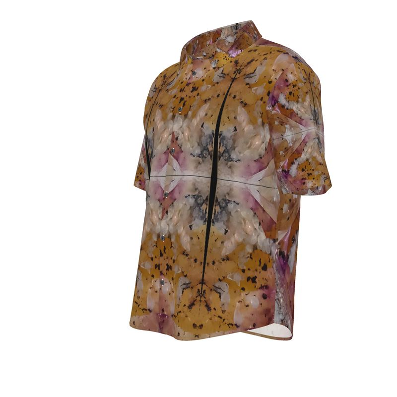 Mens Short Sleeve Shirt: Fluorite, Illinois,  Original Color