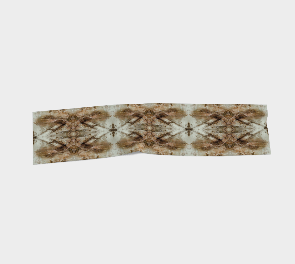 Scarf / Bandana: Quartz Rutilated: Alexander County Circa 1905 North Carolina USA