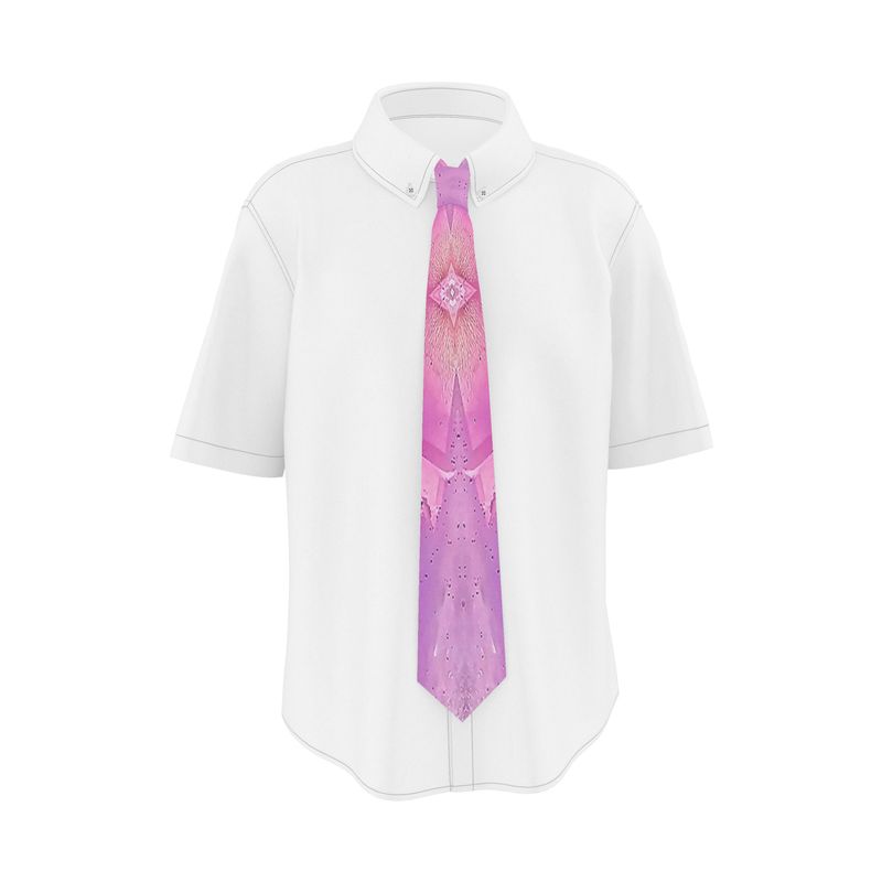 Handmade Silk Tie: Amethyst. Reel Mine, Union County , North Carolina