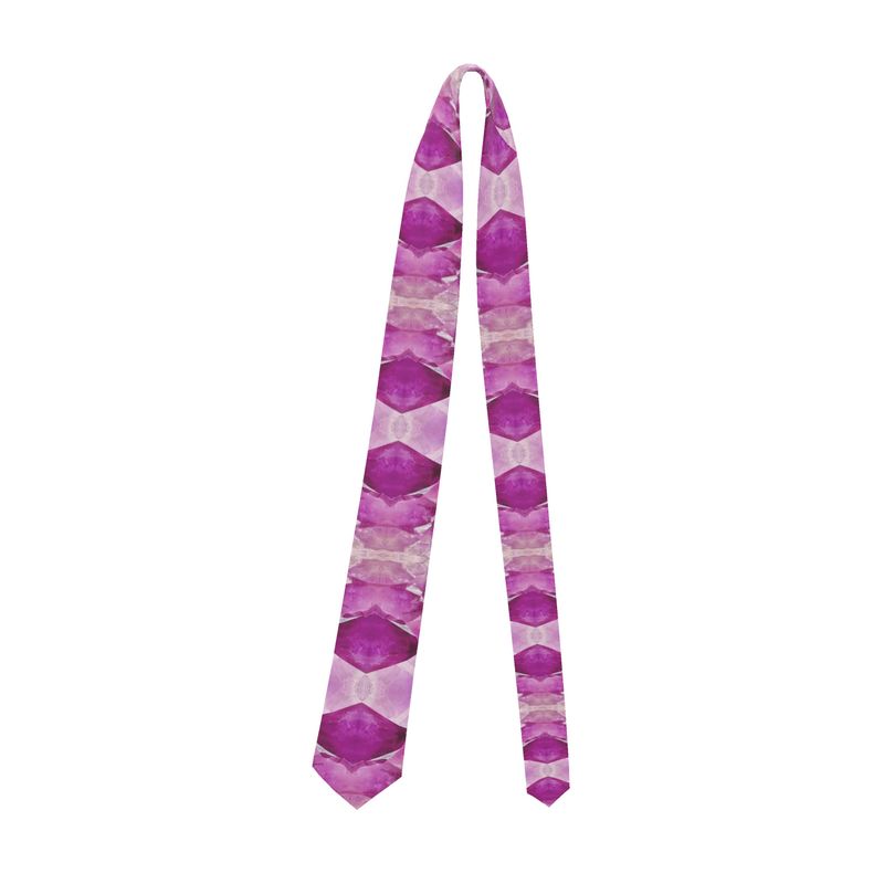 Silk Tie – Quartz, Amethyst Reel Mine, Iron Station, North Carolina, United States