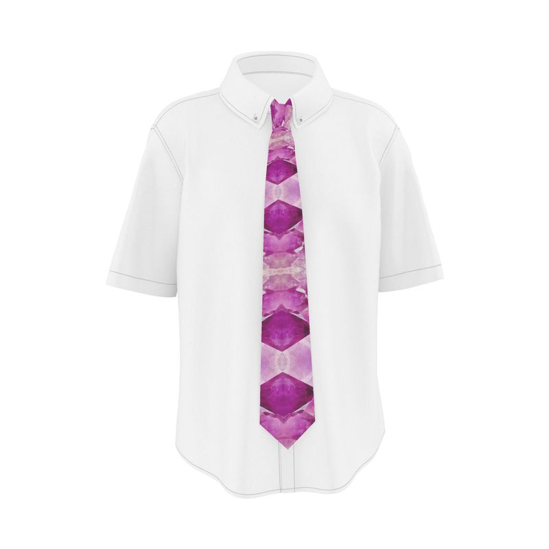 Silk Tie – Quartz, Amethyst Reel Mine, Iron Station, North Carolina, United States