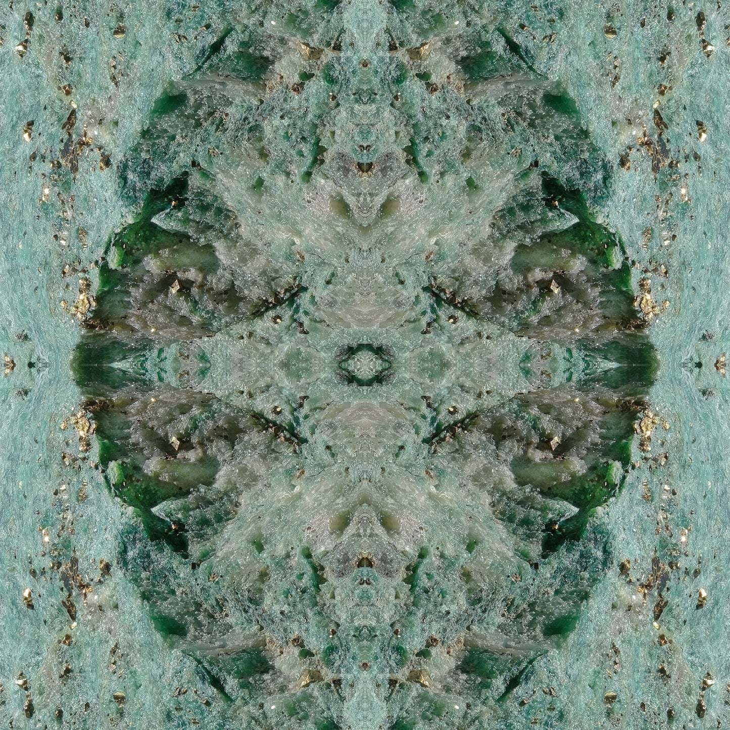 Cushions: Fuschite with pyrite, Australia