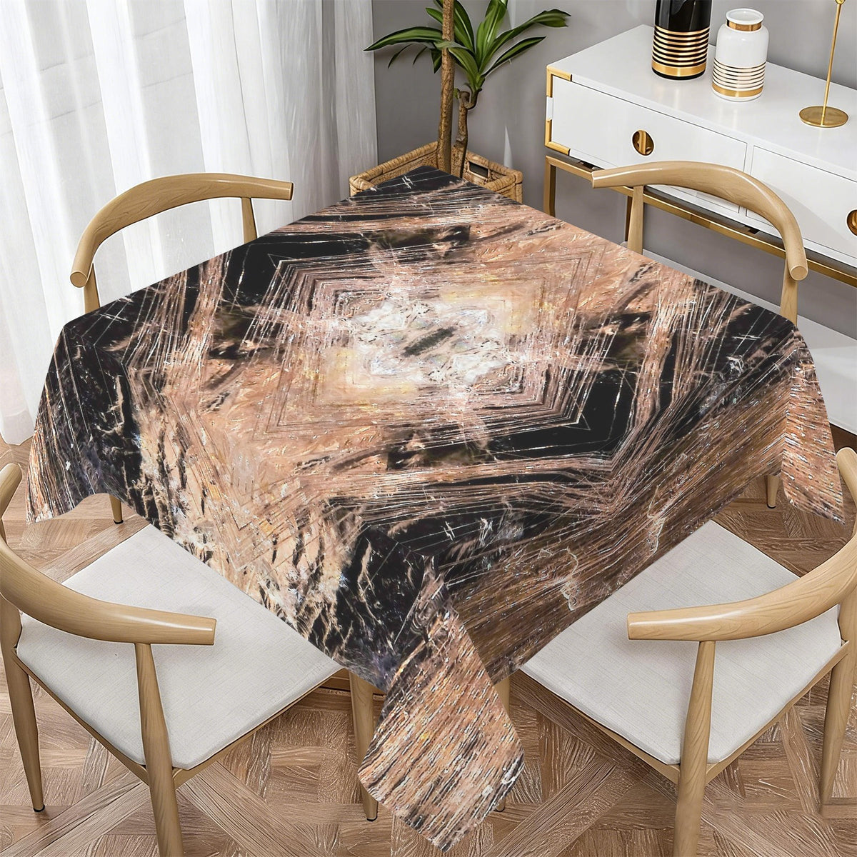 Tablecloth: Quartz -Rutilated, Rutile Included Quartz — Alexander County, North Carolina, USA — EX Jaffe's Minerals — Original Color