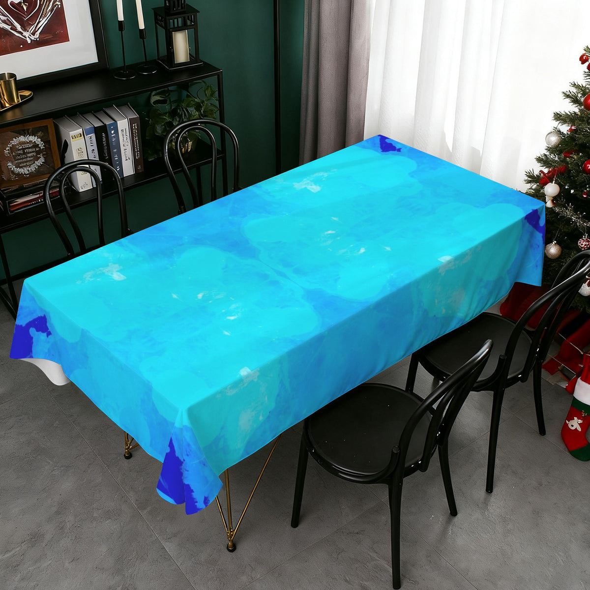 Tablecloth: Mimetite on Wulfenite San Francisco Mine 4x4 r1 Firefly Upscaler 3 Inverted 90 Rectangular Tablecloth 102" x 60"  | Ships from USA