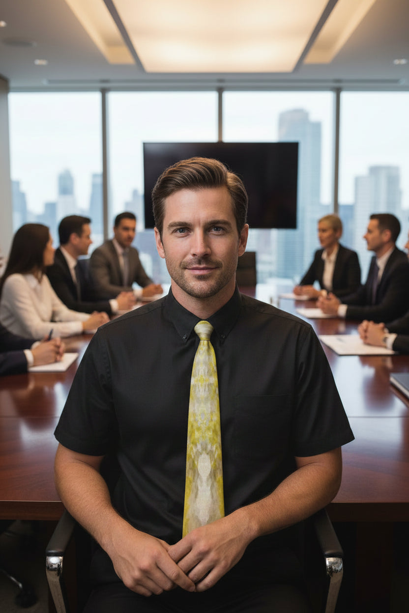 Silk Tie: Sulfur from Pennsylvania, USA