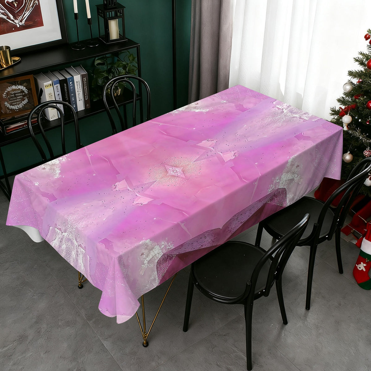 Tablecloth: Goethite — Teller County, Colorado, USA — EX Brian Kosnar — Colorized Pink