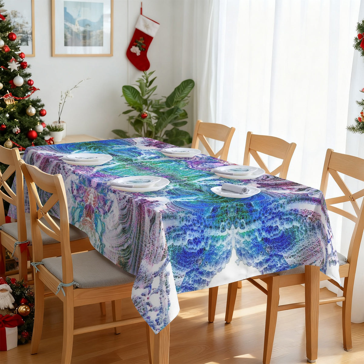 Tablecloth: Turgite, Iridescent Hematite, — Graves Mountain, Georgia, USA — EX Robert Plant — Inverted Color