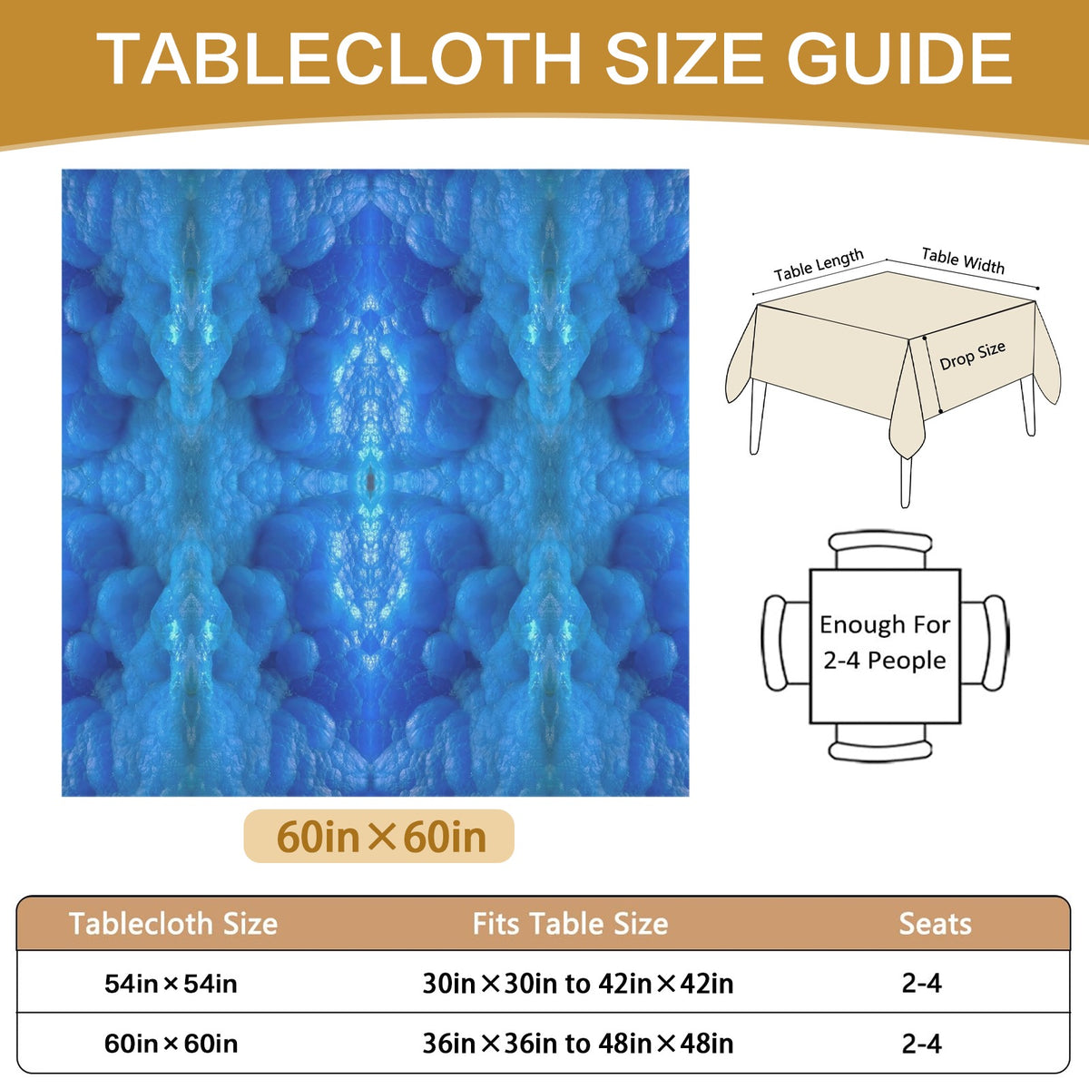 Tablecloth: Hemimorphite — China — Original Color