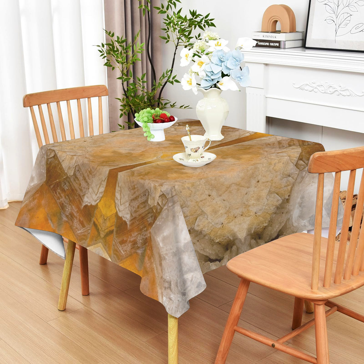 Tablecloth: Muscovite, with Topaz — Pakistan — EX Lavinksy