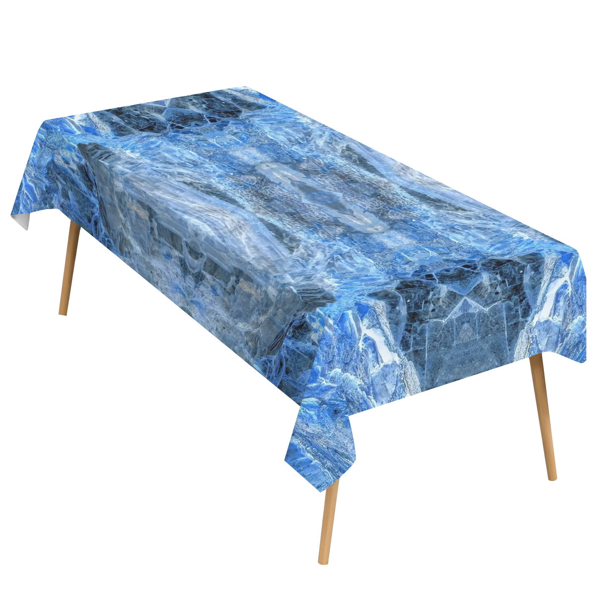 Tablecloth: Kyanite — Black Mountain, Buncombe County, North Carolina, USA — Inverted Color