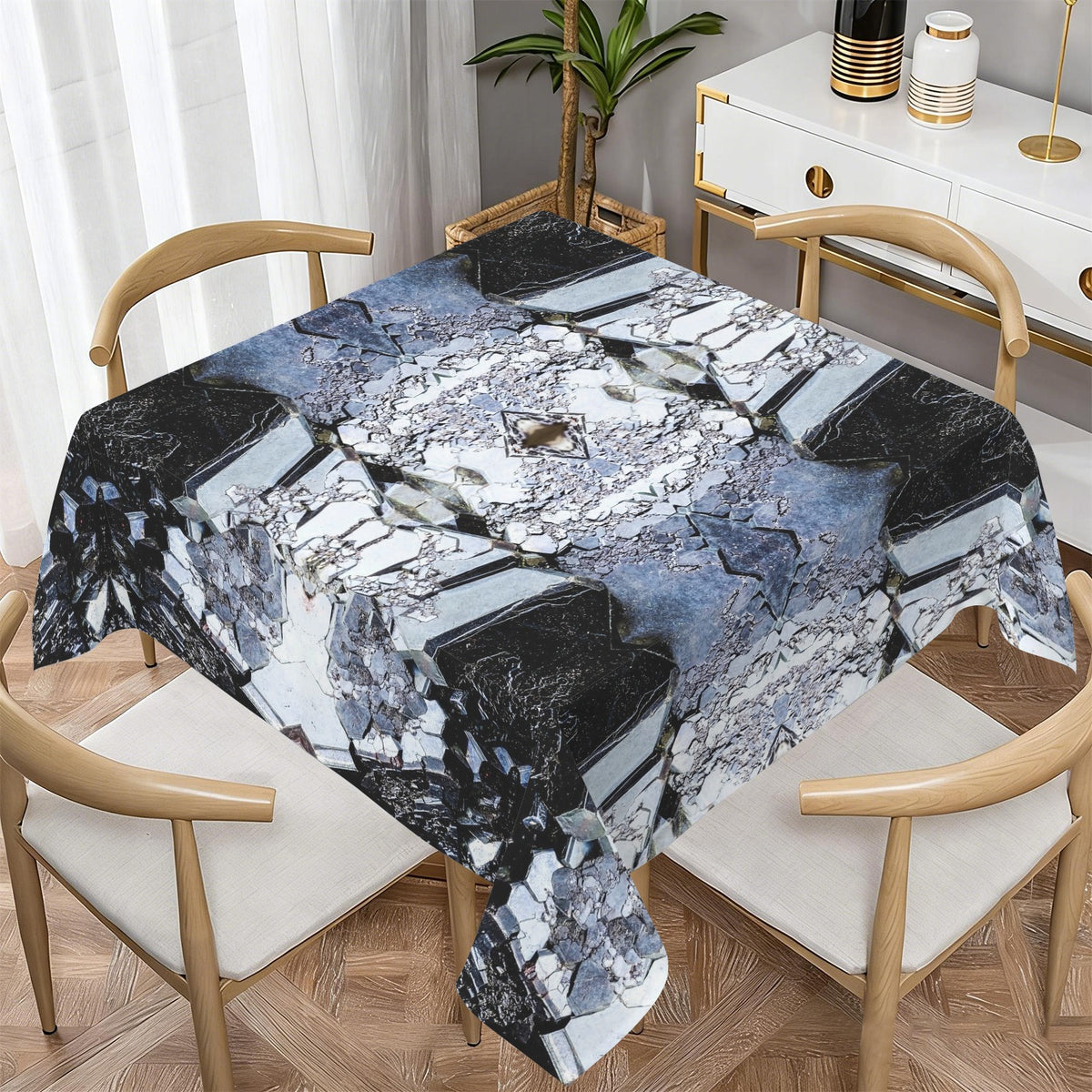 Tablecloth: Cuprite — Rubtsovskiy Mine, Krai, Russia — Inverted Color