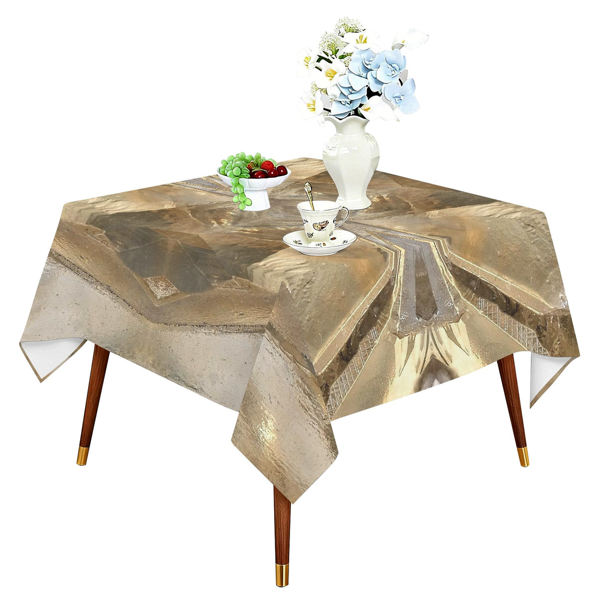 Tablecloth: Calcite — Sokolovskoe Iron Mine, Rudny, Kostanay Region, Kazakhstan — Original Color