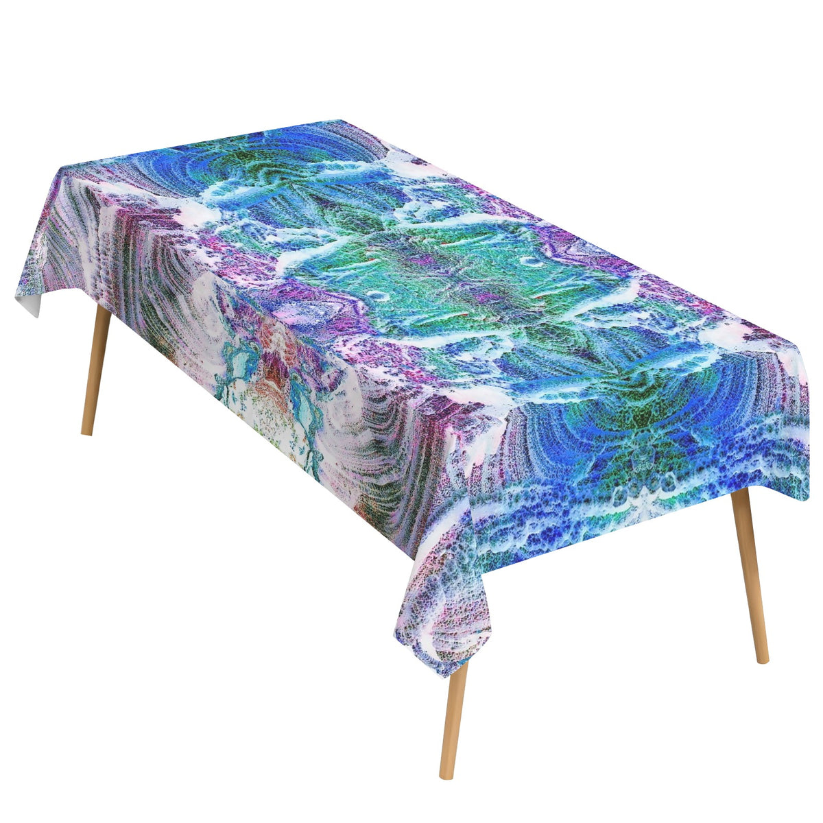 Tablecloth: Turgite, Iridescent Hematite, — Graves Mountain, Georgia, USA — EX Robert Plant — Inverted Color