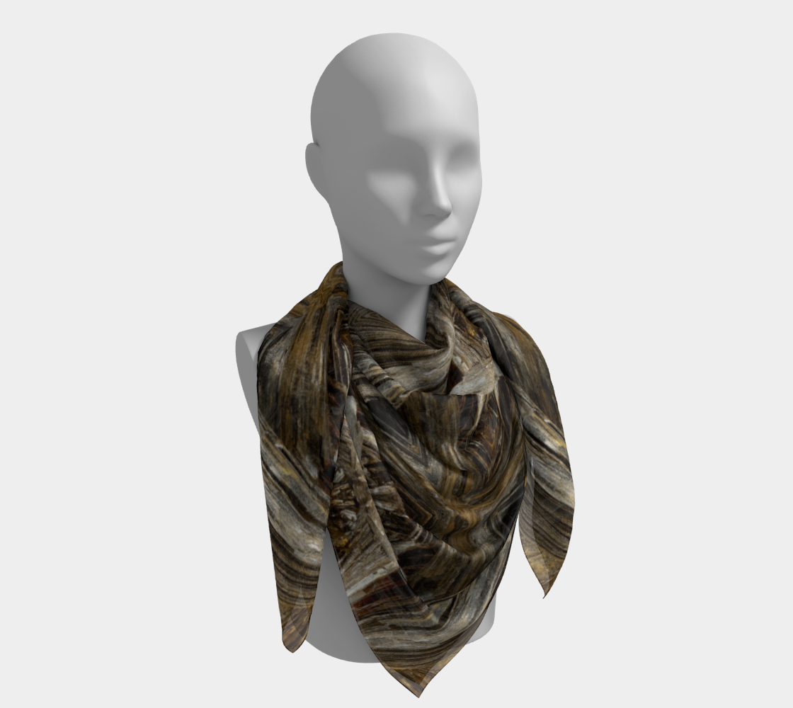 Square Scarf: Goethite, ,Teller County, Colarado, USA, Brian Kosnar, Original Color