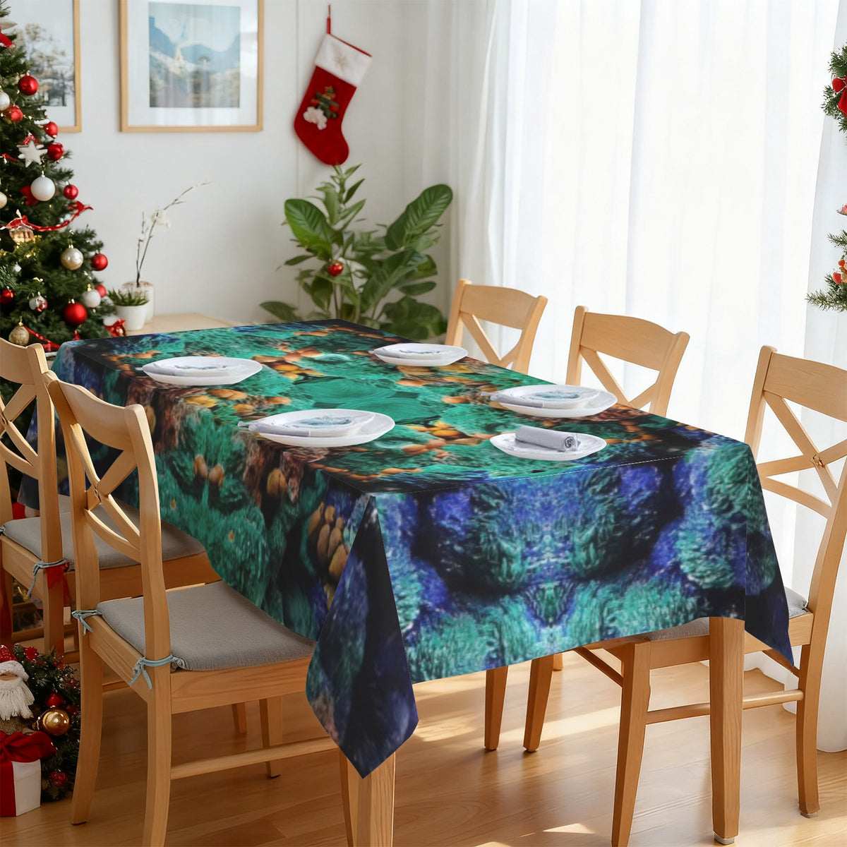 Tablecloth: Azurite Malachite — Brazil — EX Chris Wright — Original Color