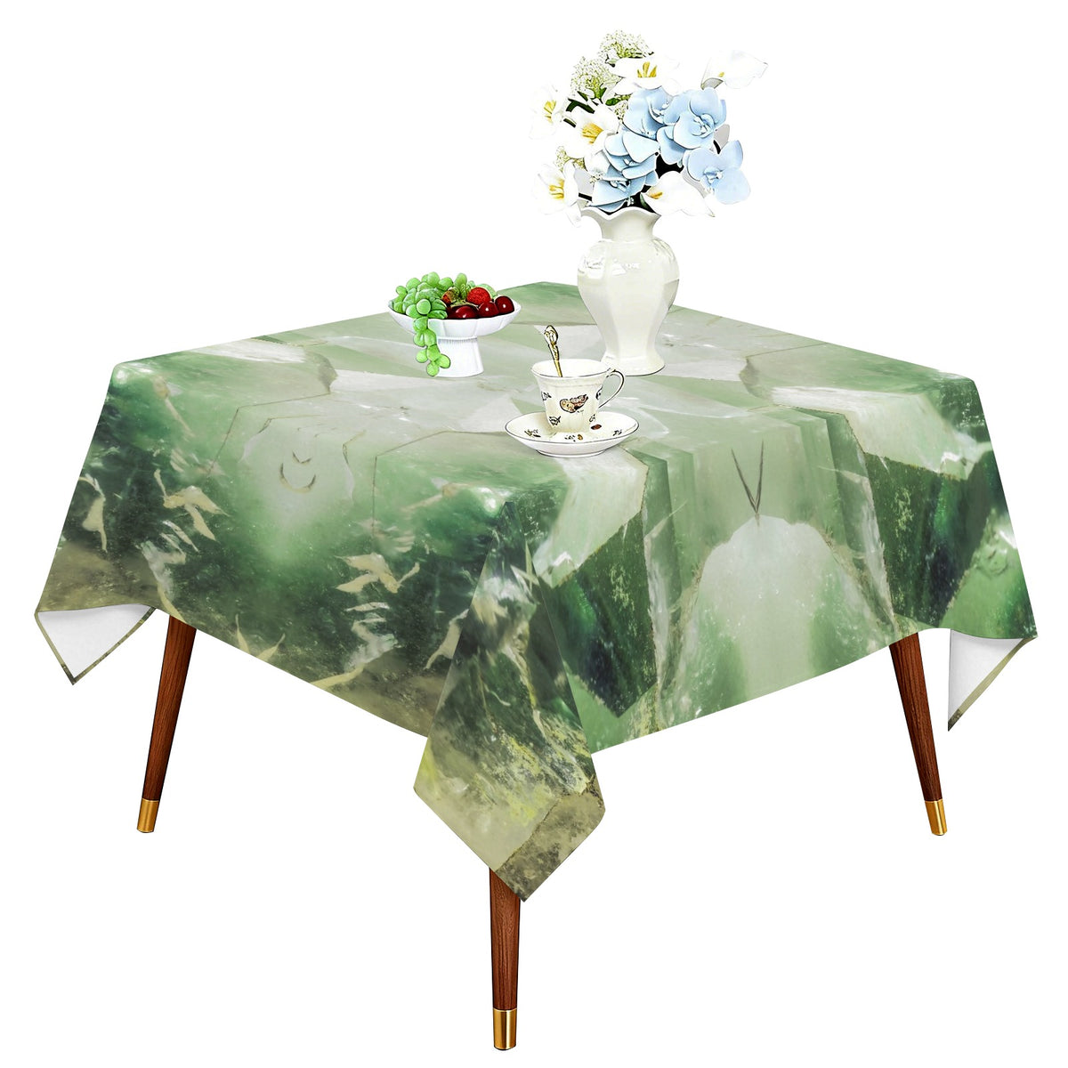 Tablecloth: Quartz, with Chlorite — Montgomery Couty, North Carolina — Original Color
