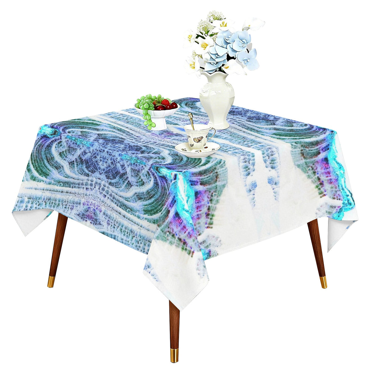 Tablecloth: Turgite . iridescent Hematite — Graves Mountain, Georgia — EX Robert Plant — Inverted Color
