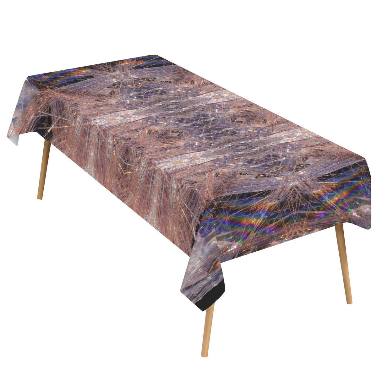 Tablecloth: Rutile, Quartz -Rutilated — Alexander County, North Carolina, USA — EX Jaffe's Minerals — Original Color