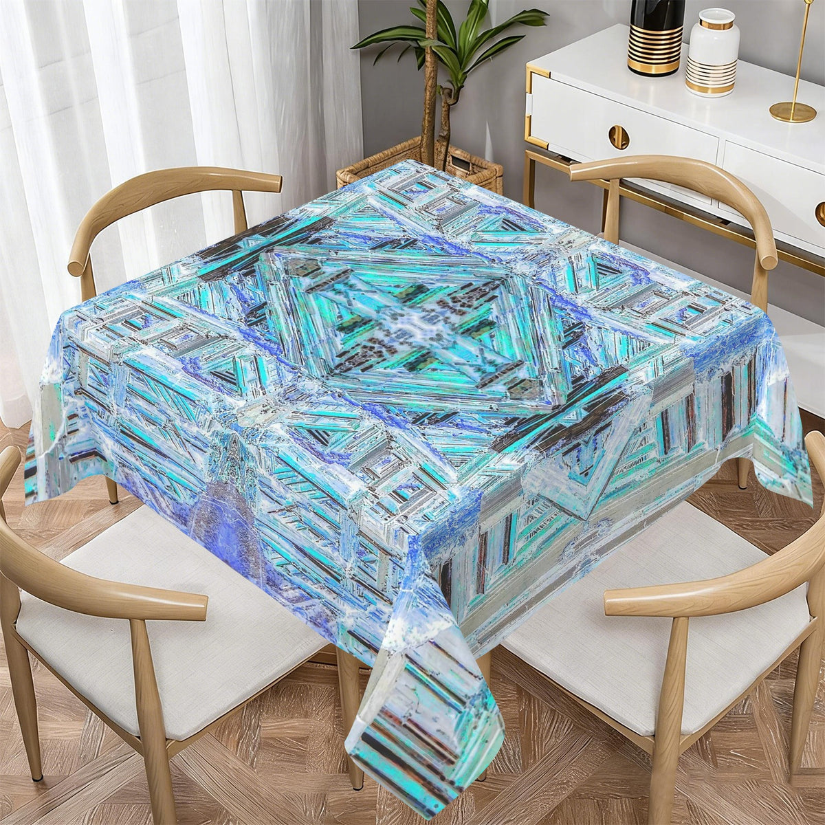 Tablecloth: Rutile, Reticulated — Swakopmund District, Namibia — Inverted Color