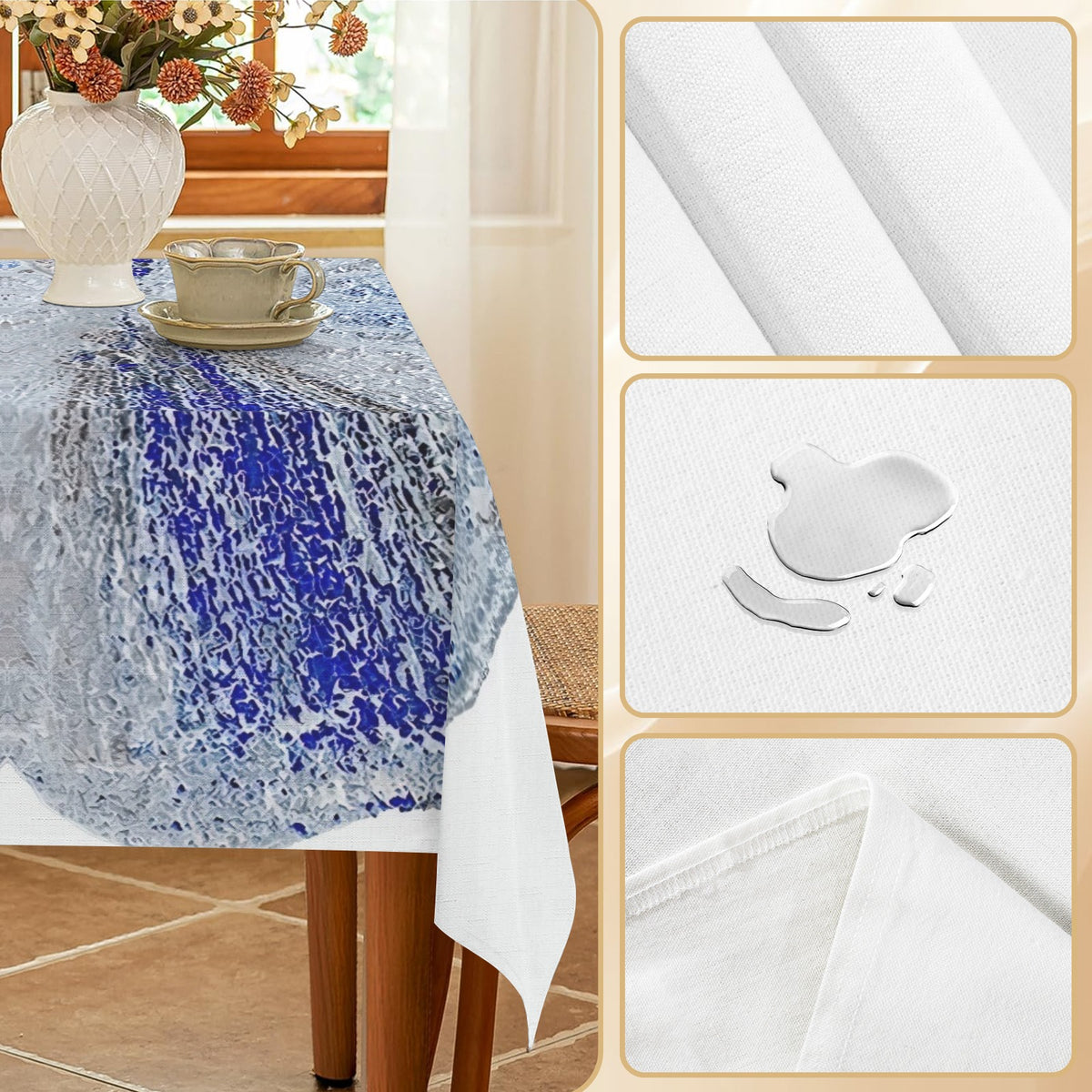 Tablecloth: Pyrite, "Sun" — Inverted Color