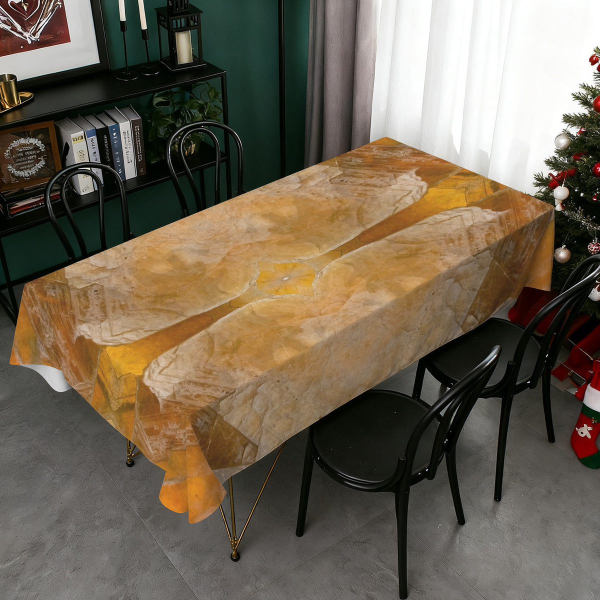 Tablecloth: Muscovite, with Topaz — Pakistan — EX Lavinsky — Original Color
