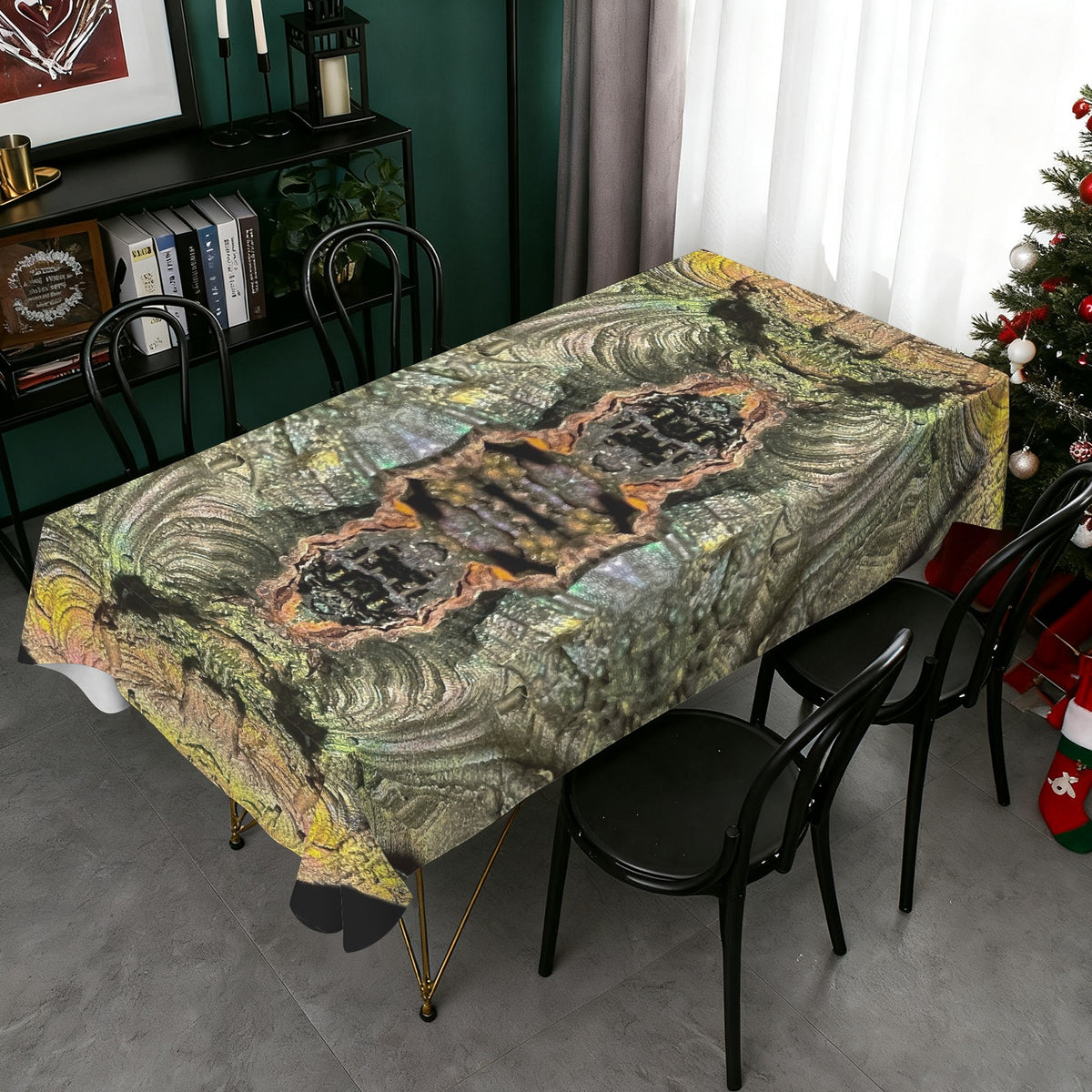 Tablecloth: Turgite, Iridescent Hematite, — Graves Mountain, Georgia, USA — EX Robert Plant — Original Color
