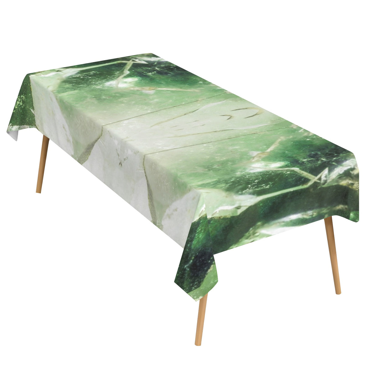 Tablecloth: Quartz, with Chlorite — Montgomery County, North Carolina, USA — Original Color