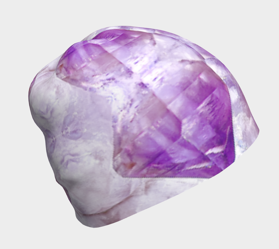 Beanie: Quartz:  Amethyst, Reel Mine, Iron Station, North Carolina, USA, EX Mary Edith Sigmon,  Original  Color