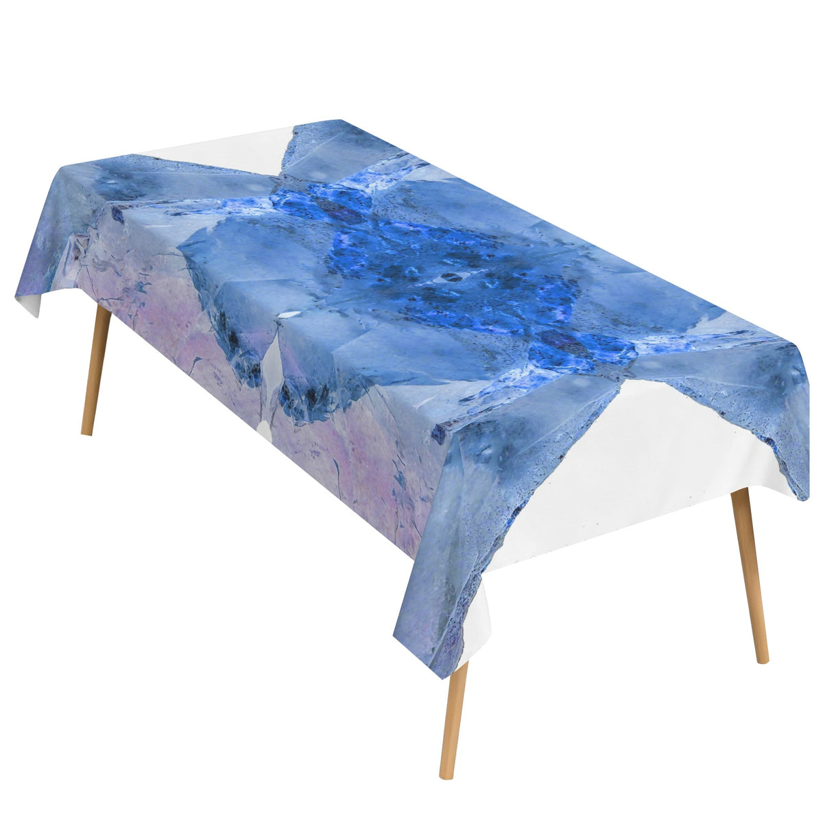 Tablecloth: Quartz, with Chlorite — Montgomery County, North Carolina, USA — Inverted Color