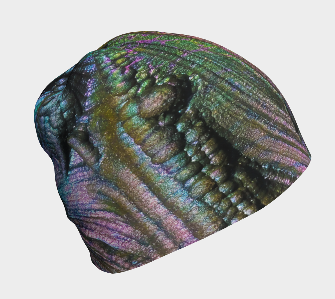 Beanie: Hematite, Iridescent, Graves Mt, Georgia, USA, Original Color