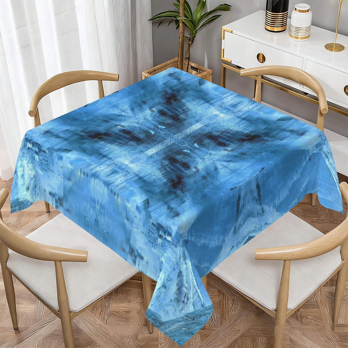 Tablecloth: Quartz, Smoky — Hiddenite, Alexander County, North Carolina, USA — Inverted Color