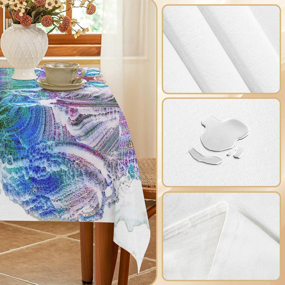 Tablecloth: Turgite, Iridescent Hematite, — Graves Mountain, Georgia, USA — EX Robert Plant — Inverted Color