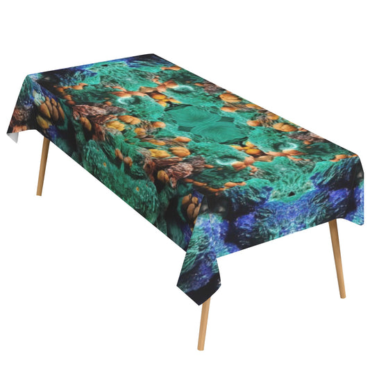 Tablecloth: Azurite Malachite — Brazil — EX Chris Wright — Original Color