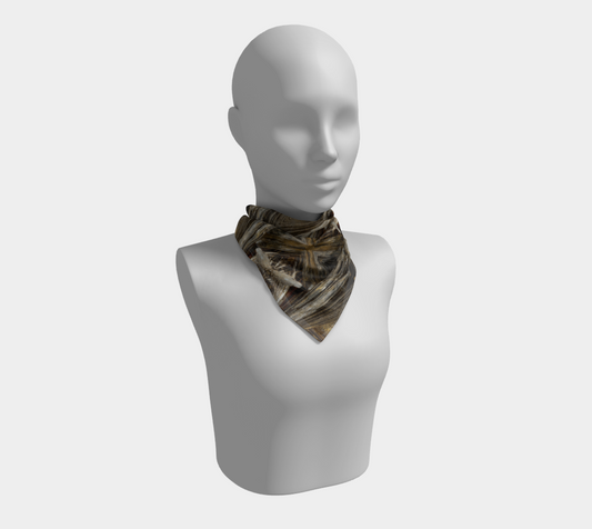 Square Scarf: Goethite, ,Teller County, Colarado, USA, Brian Kosnar, Original Color